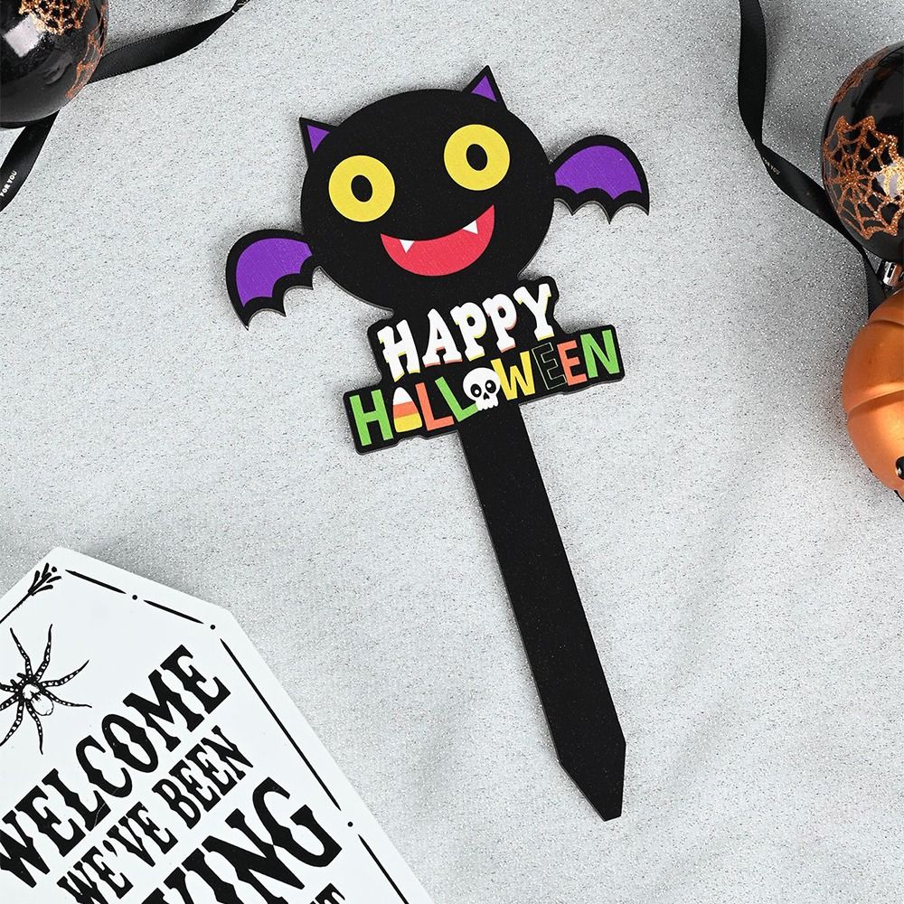 Drewniane tabliczki ogrodowe w stylu klasyczny, lekkie, trwałe, dekoracyjne znaki na podłogę robić ogrodu na Halloween.