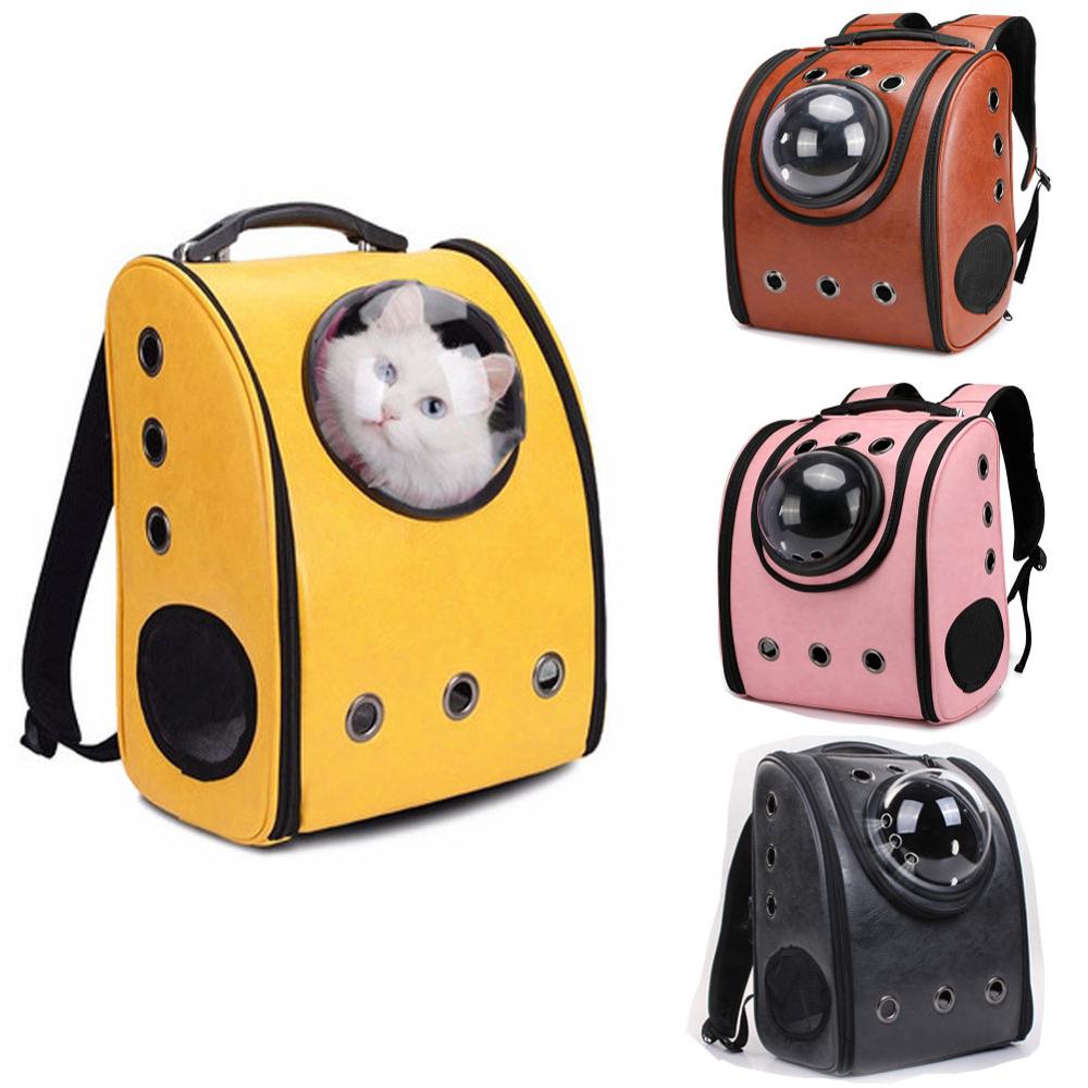 Katze Fenster Transport Durchführung Atmungs Reisetasche blasiert Astronaut Haustier Hund Raum Kapsel Katze Träger Rucksack