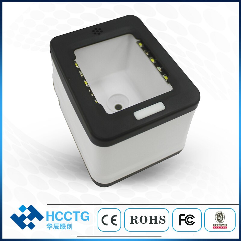 Desktop QR 1D 2D Barcode Scanner, 1D 2D Platform USB Wired Barcode Reader,barcode Mobile Payment Box Scanner For Supermarket