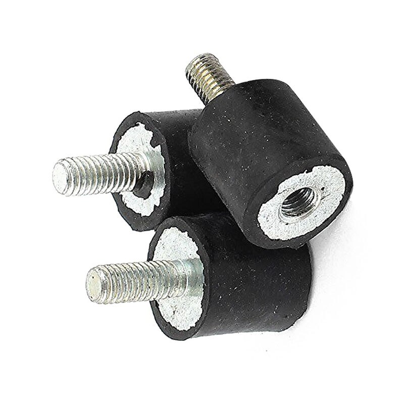 4pcs M5 Male Female Anti Vibration Rubber Mounts Isolators 15mm x 15mm