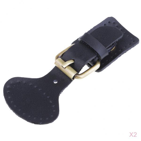Set of 2 DIY Sew on Leather Snap Buckle Replacement Bag Fastener Making Crafts