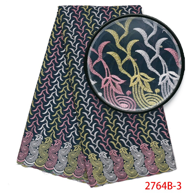 Onion African Swiss Voile Lace Nigerian Lace fabrics Swiss Voile Lace in Switzerland for Dress KS2764B-5