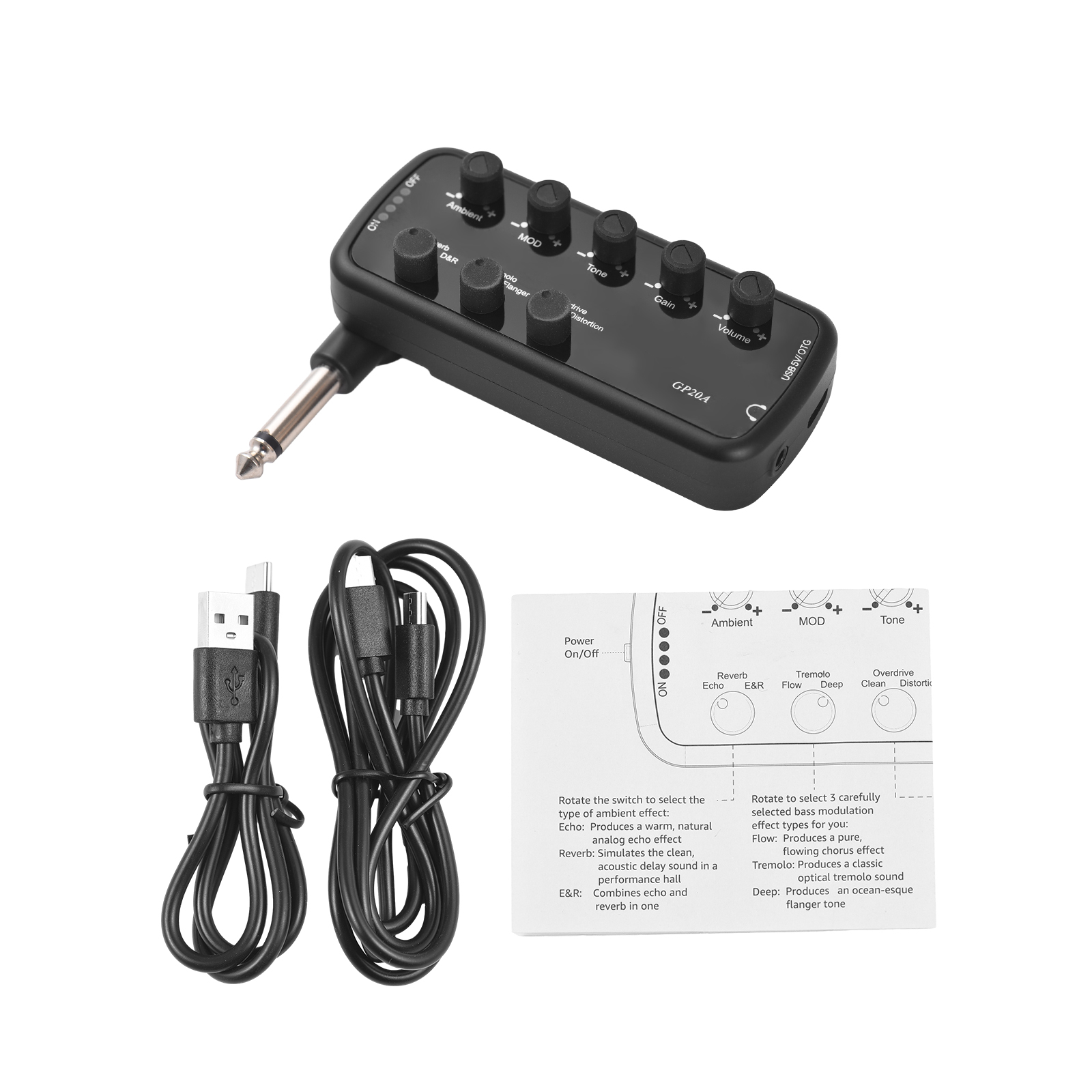 JEAmplifier-Mini ampli électrique portable Plug and Play, TingOTG, statique interne, sauna, téléphone: Gris clair