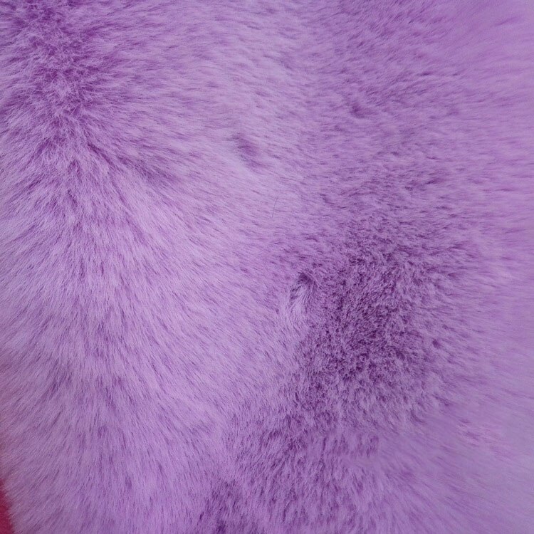 1400 Gram Van Konijnenbont, Wol-Achtige Kleding Stof, Herfst En Winter Kunstmatige Bont Stof: Lavendel