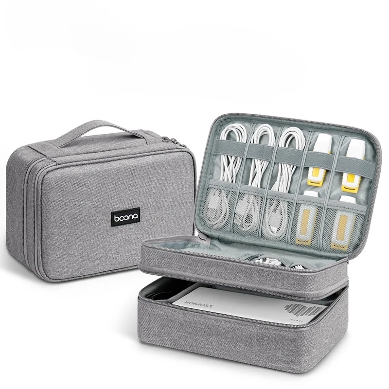Stoß feste digitale Aufbewahrung tasche Elektronik geräte Zubehör Digitalis ierung Pack wasserdichte USB-Ladegerät Stecker Kabel Organizer Tasche