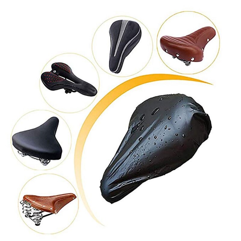 Mannen Vrouwen Bike Seat Waterdicht Uv-bescherming PVC Protector Pad Outdoor Fietsen Fiets Accessoires