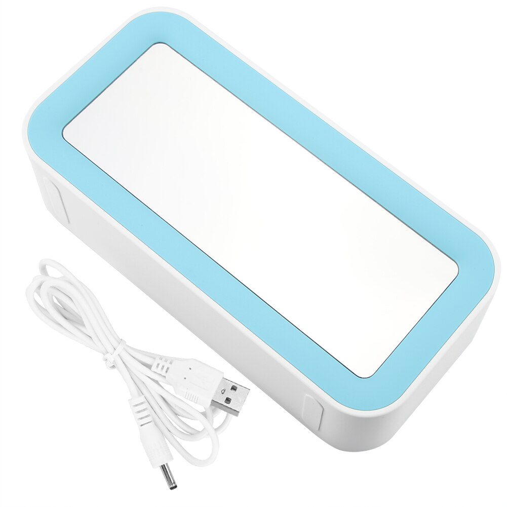 Digital LED Smart Dimmable LED Light Alarm Clock Temperature Display Desk Decor: Default Title