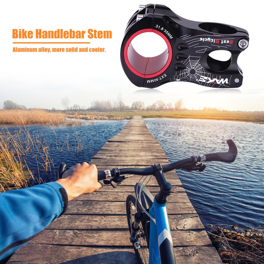 1pcs WAKE Bicycle Rear CNC Aluminum Alloy Bicycle Stem for 31.8mm-35mm Handlebar MTB Mountain Road Bike Partsf Cycling Equipment