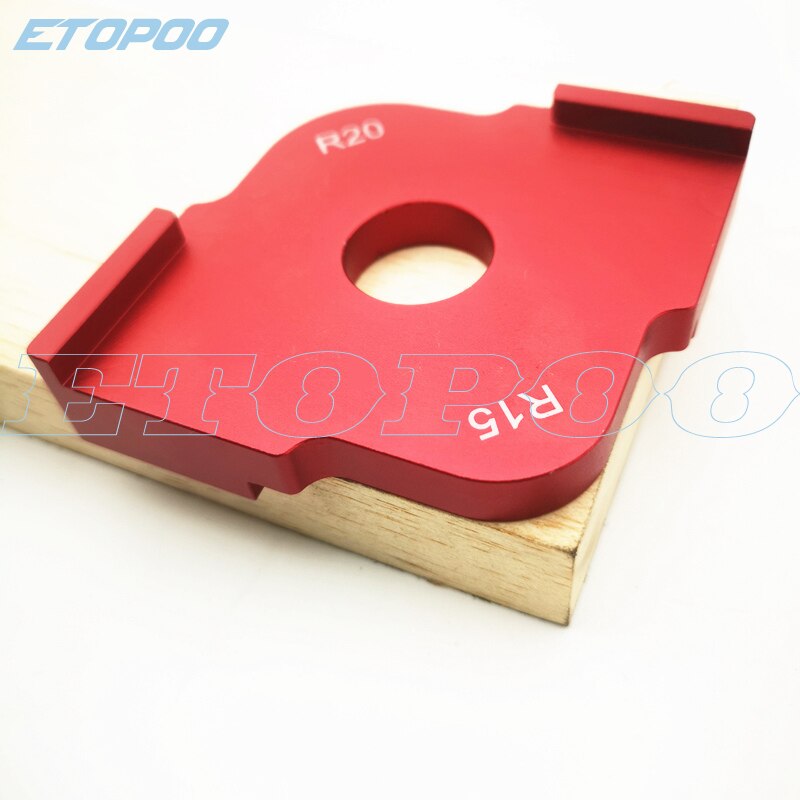 T10-T25 Radius Quick-Jig Router Table Bit R5 R10 R15 R20 R30 R35 R40 Corner Jig Templates Wood Routers Jig for Woodworking Tools: R15R20