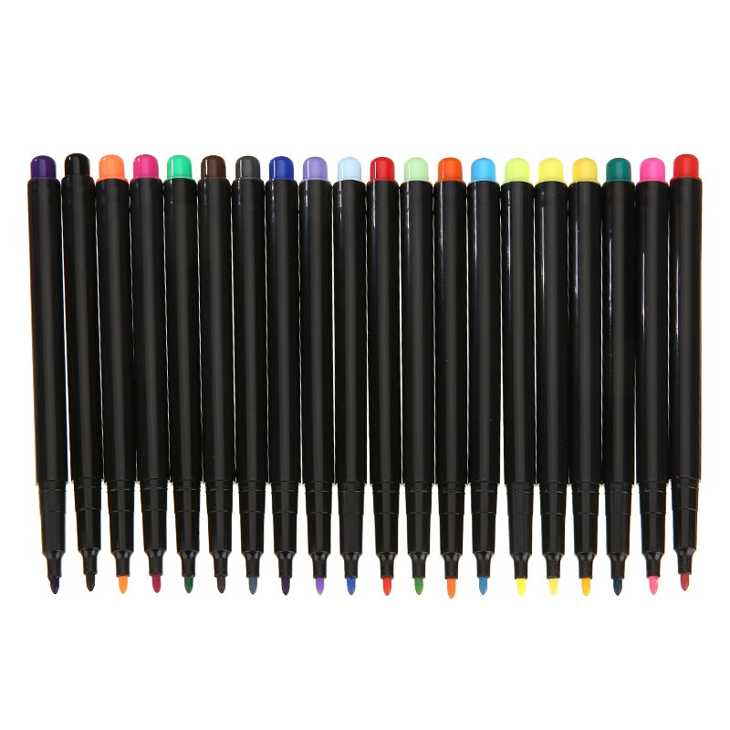 20pcs Fabric Painting Markers Pen For T-shirt Clothes Canvas Durable Permanent Fabric Marker DIY Crafts Pens