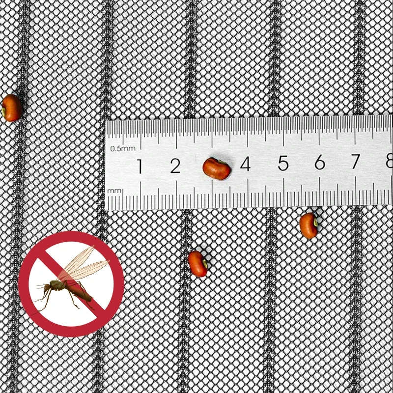 Klamboe Gordijnmagneten Deurgaas Insect Sandfly Netting met magneten op de deur Mesh Screen Automatisch sluitende deurscherm