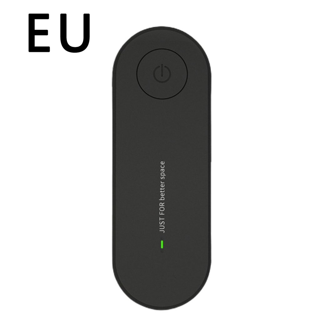 Negative ion air purifier odor deodorizer Durable Remove Dust Smoke removal Formaldehyde removal Home use: Black-EU