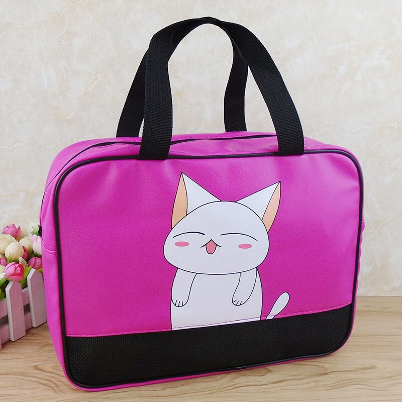 Portabel strandväska i nät resor badväska badväska pooltvättväskor förvaringshandväska för poolen genomskinlig väska för våt strand: Rosröd