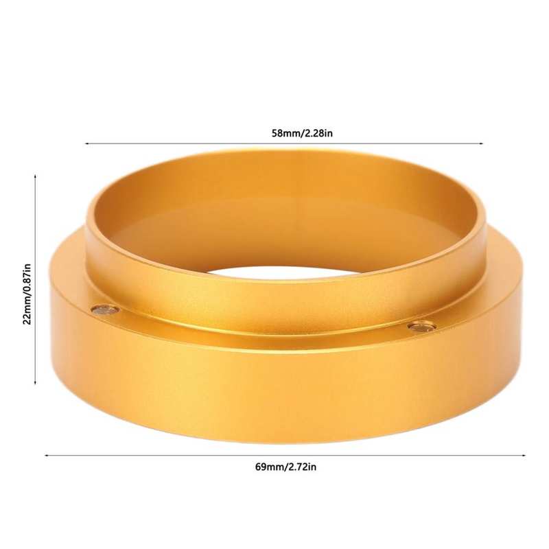 coffee maker for Mocha Coffee Shop Tools 58mm Anti-Flying Powder Coffee Dosing Dosing Funnel with Magnetic for Espresso