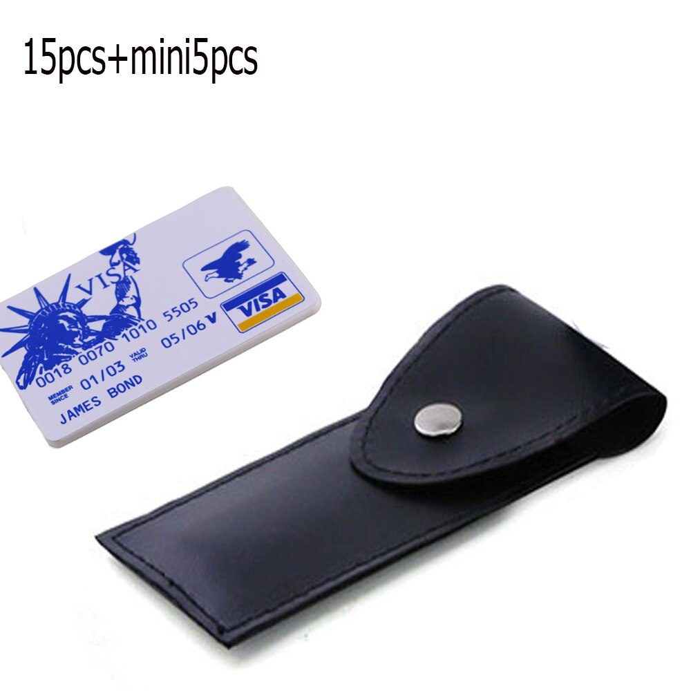 Lock Pick Practice Set,2pcs Transparent Lock for Training,15pcs Lock Tool and 5pcs Mini Pick Tool,Interesting Set for Men: Tool Set