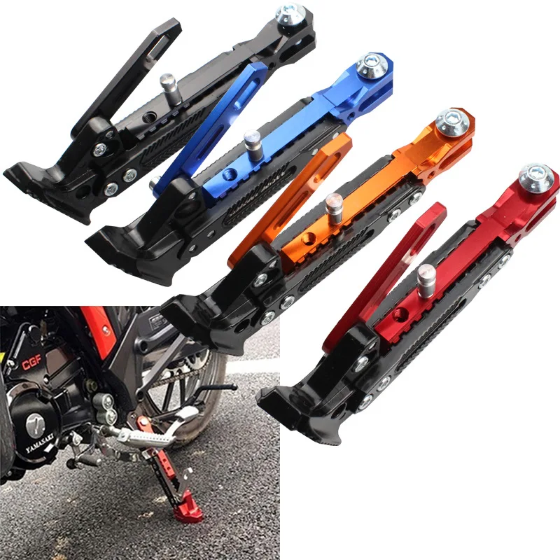 Nuovo cavalletto per moto, staffa per cavalletto da parcheggio, supporto laterale per piede, supporto per stampella, accessori per moto da cross, universale