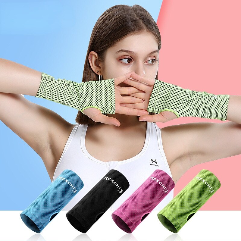 1PC Wrist Brace Support Breathable Ice Cooling Wristband Wrap Sport Sweatband For Gym Fitness Tennis Yoga Volleyball Running