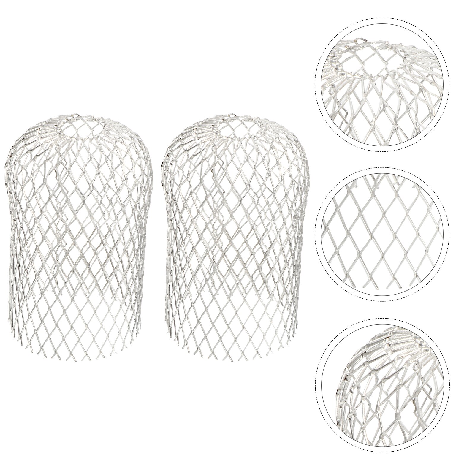 2pcs Gutter Guard Strainer Mesh Gutter Downspout Guard Leaf and Rain Filter