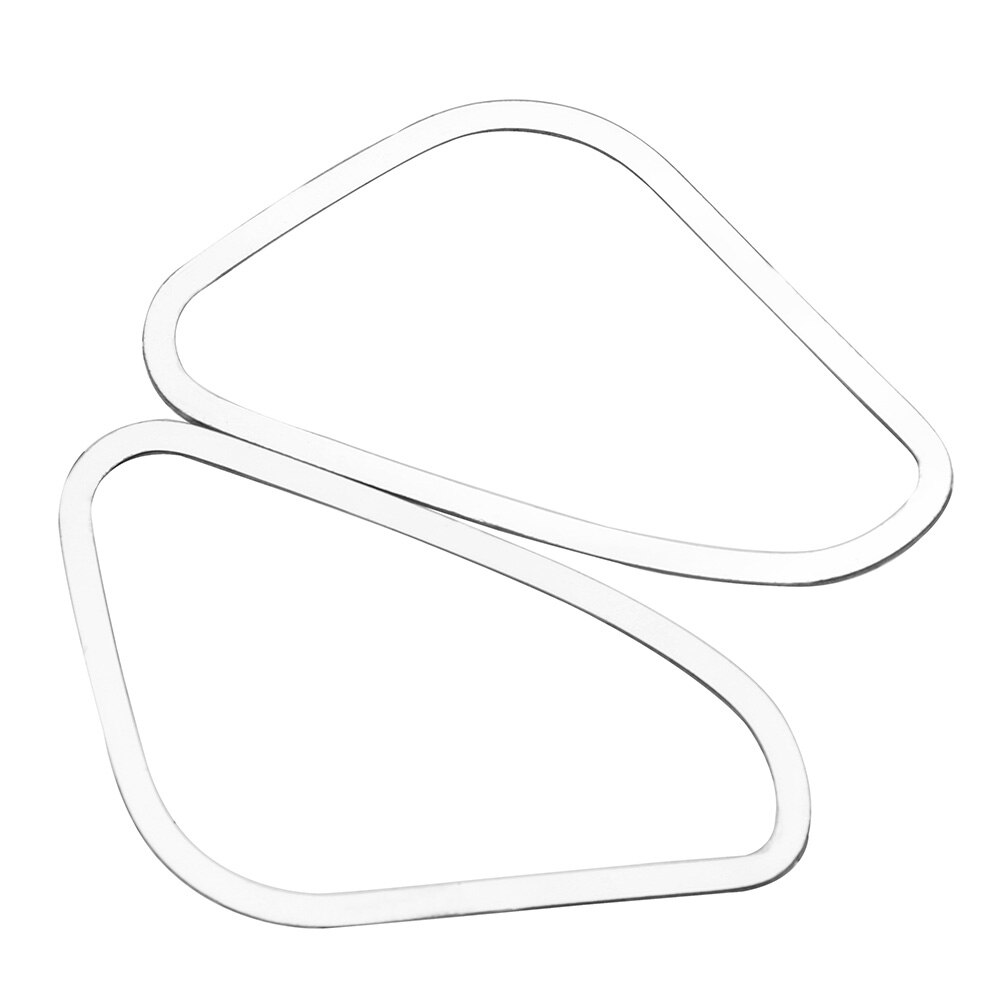 Embellecedor de coche para rejilla de aire acondicionado, 1 par, pegatina para Ford Focus 2 MK2 2005 2006 2007 , decoración de coche