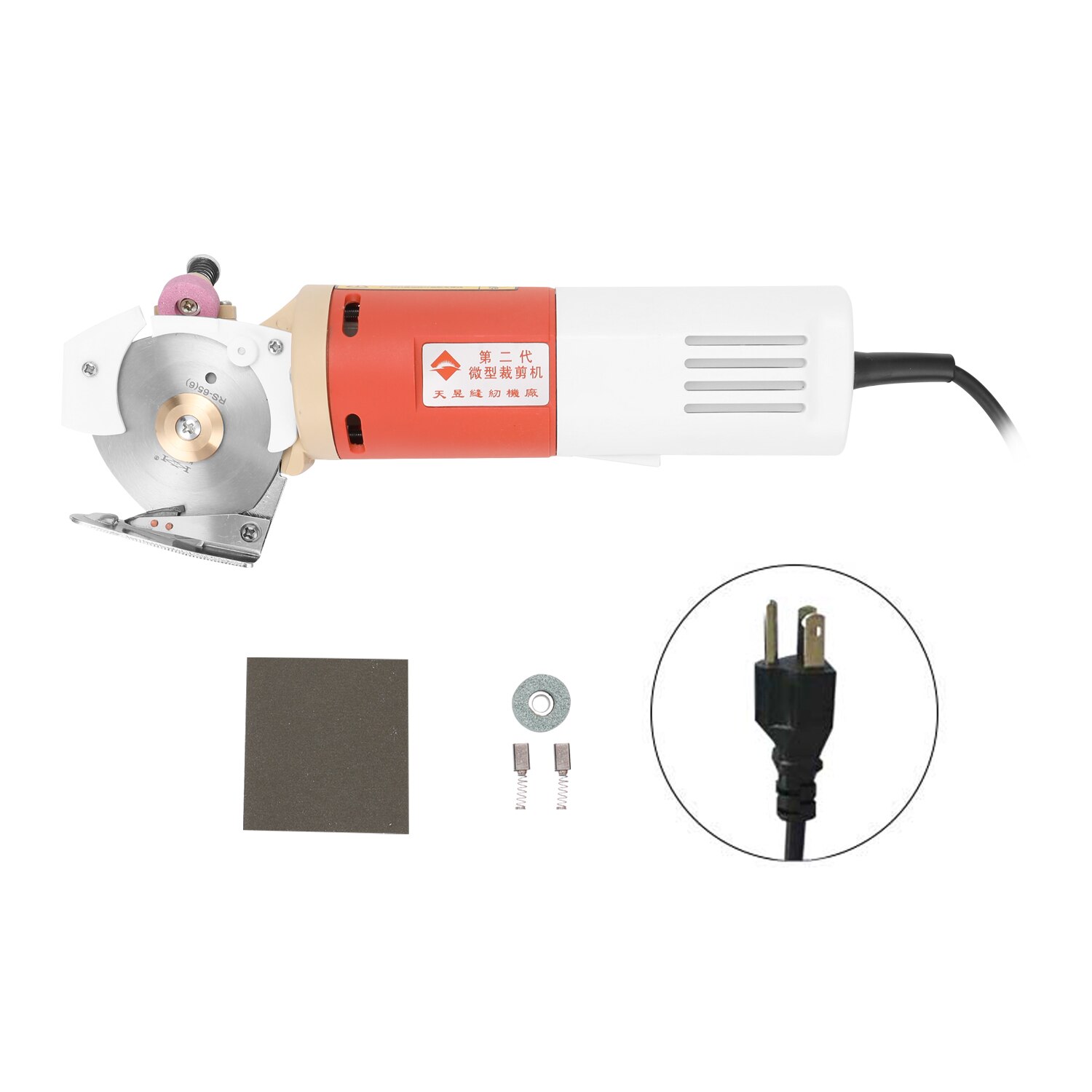 Découpeuse ronde portative portative de tissu de coupeur de tissu de lame rotatoire de 65mm