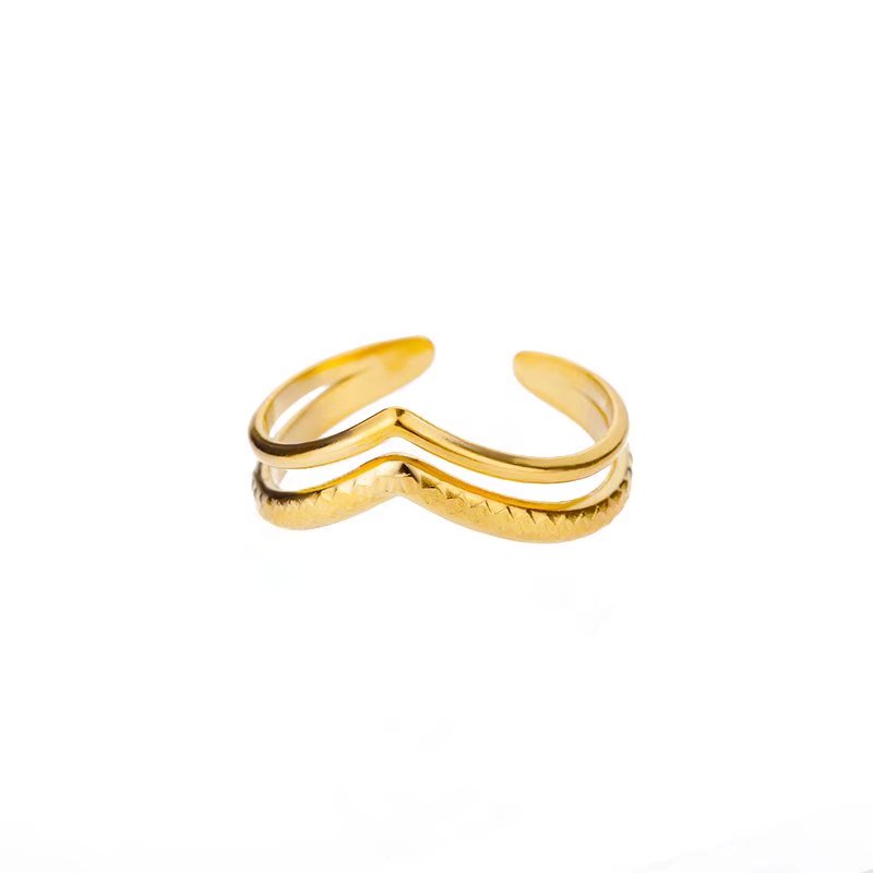 Palmenblattförmige ringe für damen, edelstahl, zirkonia, verstellbarer fingerring, partyschmuck, Schmuckstück femme: Grau