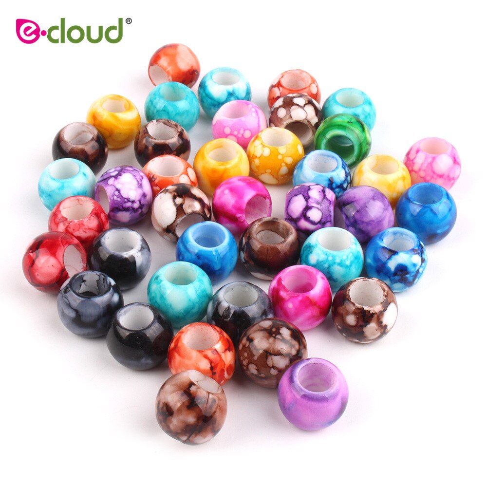 50 Mixed Star Plastic Hair Beads For Dreadlocks, Braids, Ponytails – Fun Girls Hair Accessories