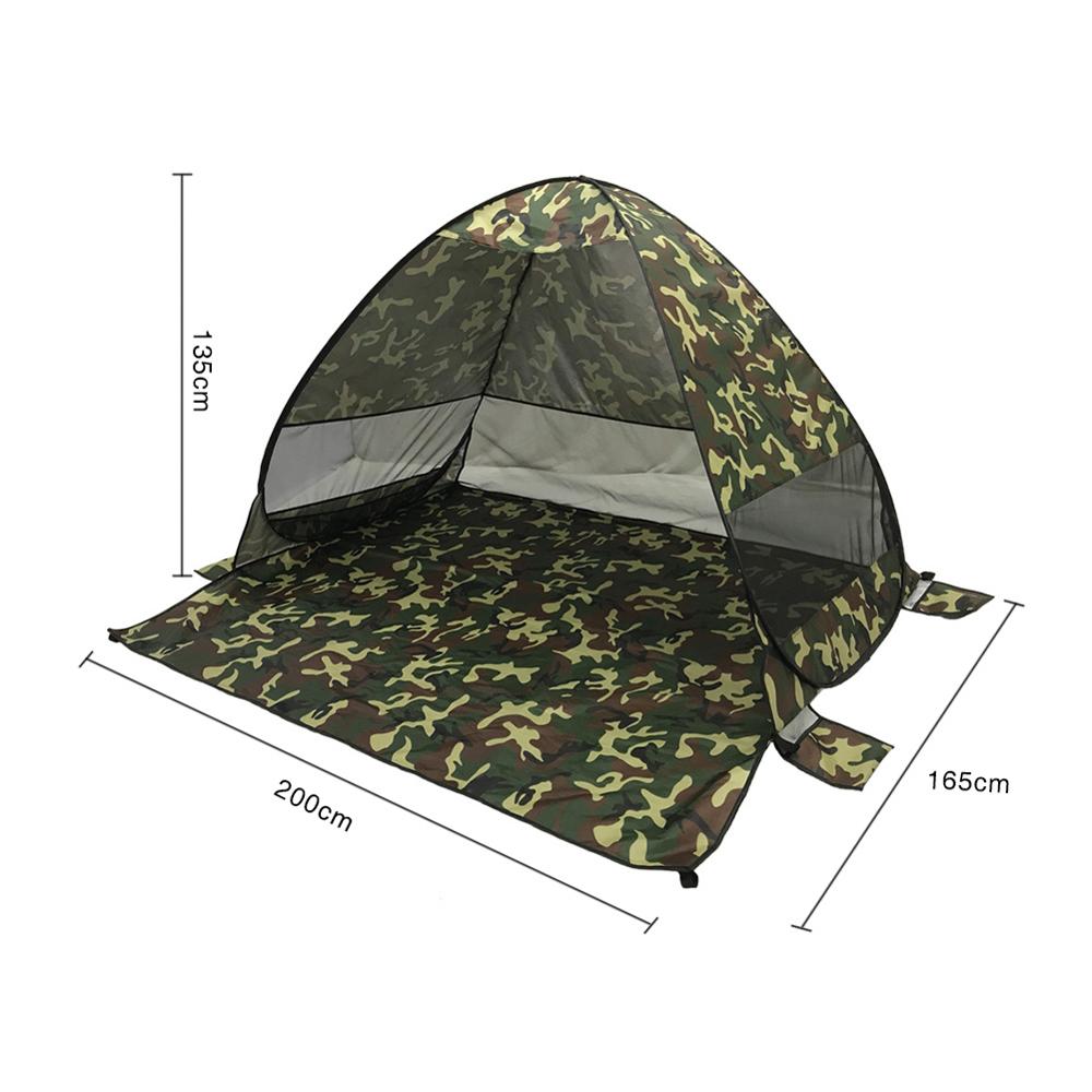 Tienda para playa y exteriores, refugio solar automático, protección UV, alfombra para suelo, hamaca a prueba de humedad, refugio para Camping, Picnic, a prueba de lluvia