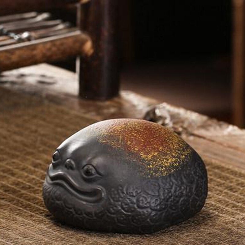 Purple Sand Golden Toad Tea Pet Can Raise Lucky Tea to Play Tea Table Accessories Tea Table Tea Set Decoration