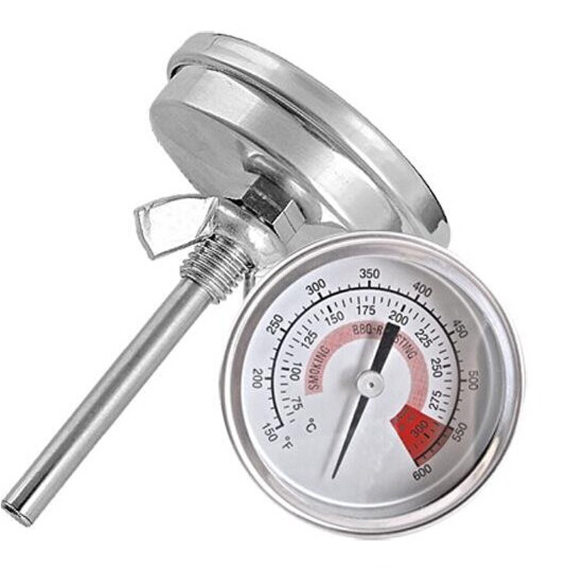 Industriële Bimetaal Thermometer voor Roker Grill Eierkoker Terug Aansluiting