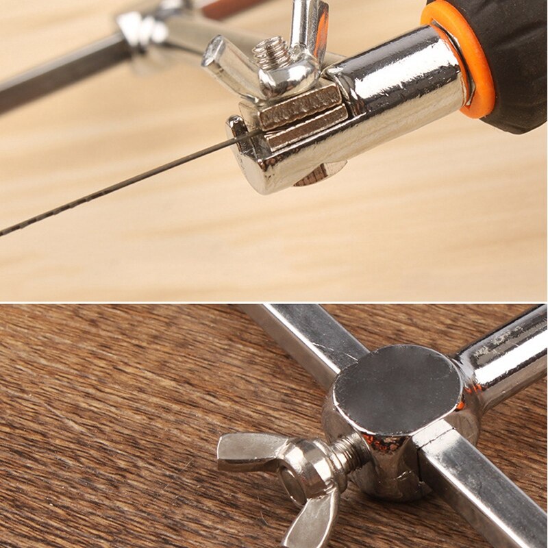 Hacksaw Woodworking Hand Saw Hacksaw Saw with 5 Saw Blades Tools for Wood Working Kitchen Glass Wood Plastic