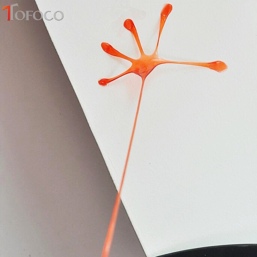 TOFOCO 10Pcs Kids Party Supply Favour Mini Sticky Jelly Stick Slap Squishy Hands Puzzle Funny Jokes Toy