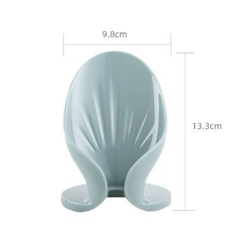 Boîte à Savon en Forme de Feuille avec Écoulement Porte-Savon, Accessoire de Salle de Bain, pour Toilette, Buanderie, Plateau de Support, Gadget, Fourniture de Lessive