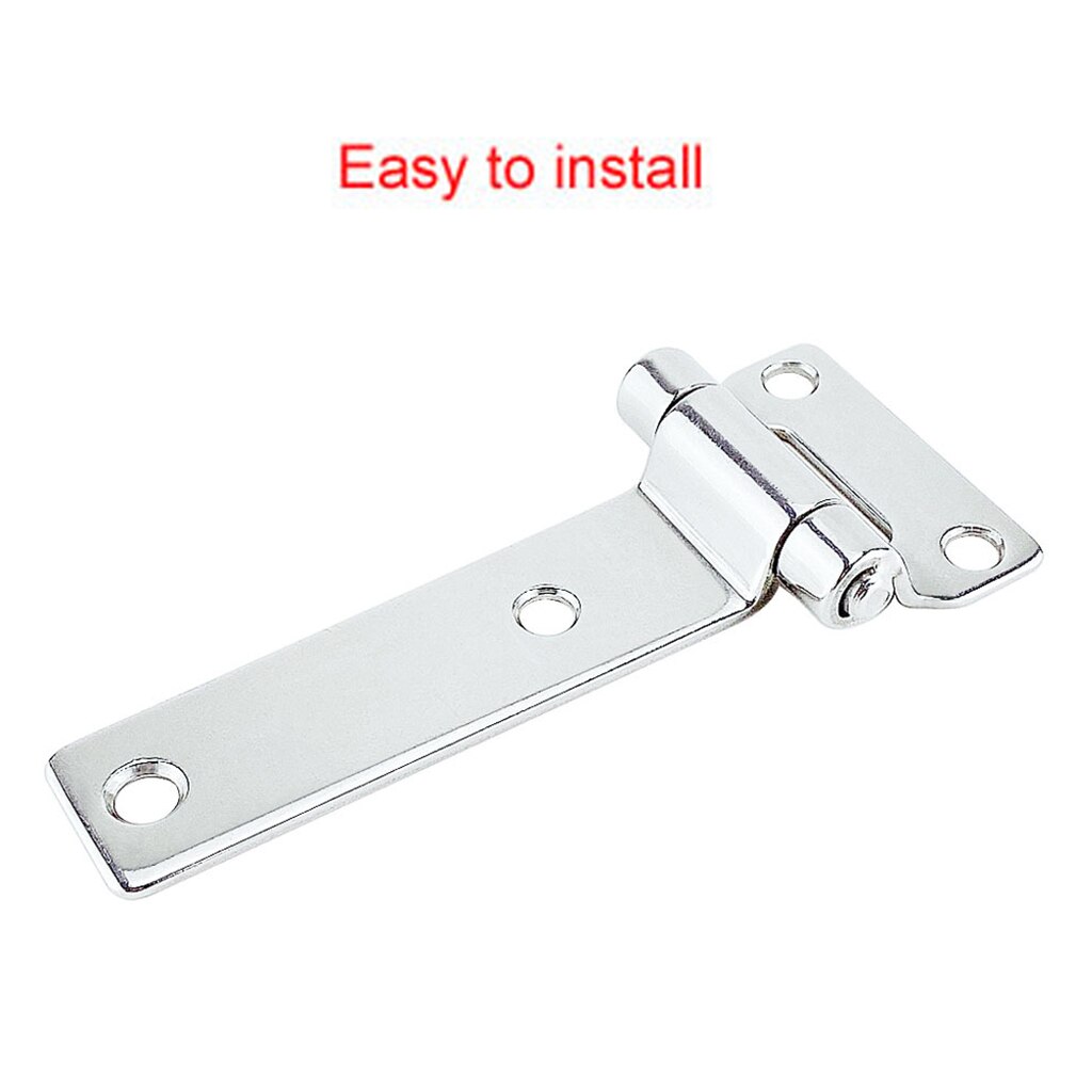 Charnière de porte de coffre en acier inoxydable, charnière en T pour remorque de camion, quincaillerie de porte d&#39;armoire, épaisseur de 3mm, Installation facile
