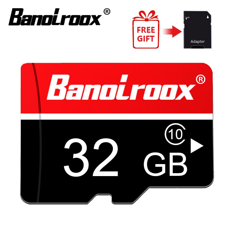 Banolroox Microsd Geheugenkaart 128Gb Micro Sd Kaart Class 10 16Gb 32Gb 64Gb Microsd Tf kaart Voor Smartphone/Camera/Gopro: 32GB