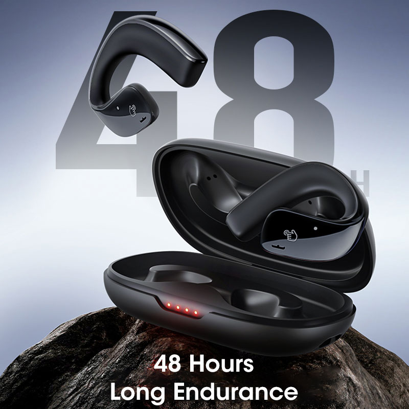 T22 Open Ear Air Conduction TWS Earphone Ble Wireless Headphone Sports Waterproof Ear Clip Earbuds
