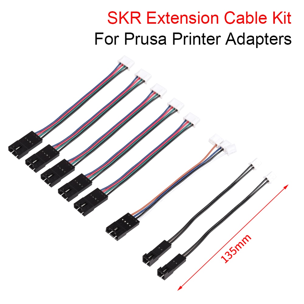 Prusa Printer Adapter Cable SKR Board Extension Cable Kit 3D Printer Parts SKR V1.3/V1.4 Use Prusa Motor PINDA Wiring I3 MK3S