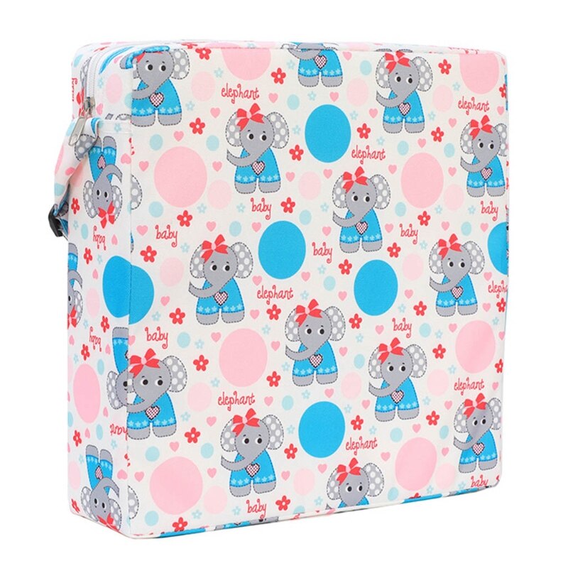 Vierkante stoelverhoger eetkamerstoel wasbaar dik kussen voor kinderen baby dxad: 5-3