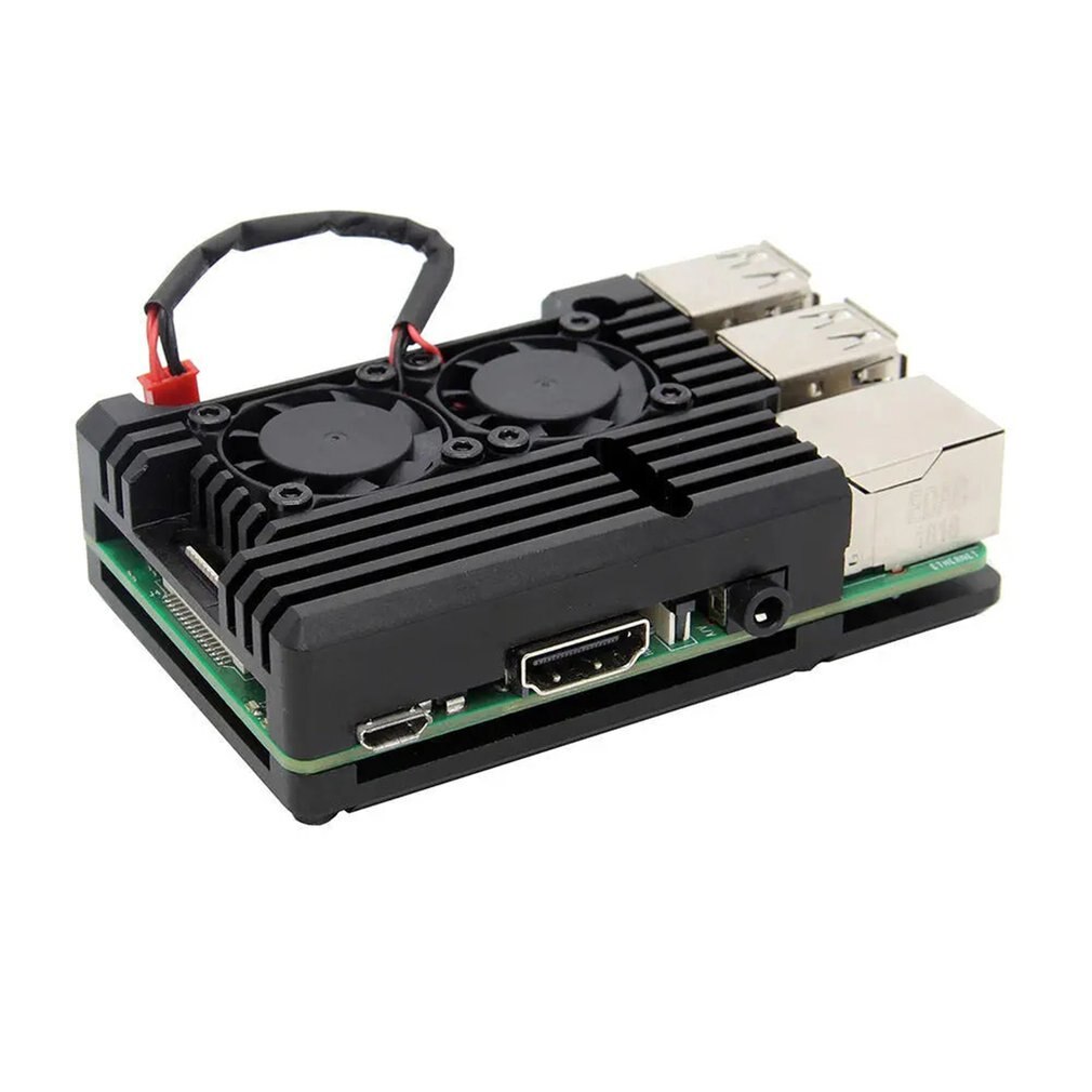 For Raspberry Pi 3 Aluminum Case with Dual Cooling... – Vicedeal