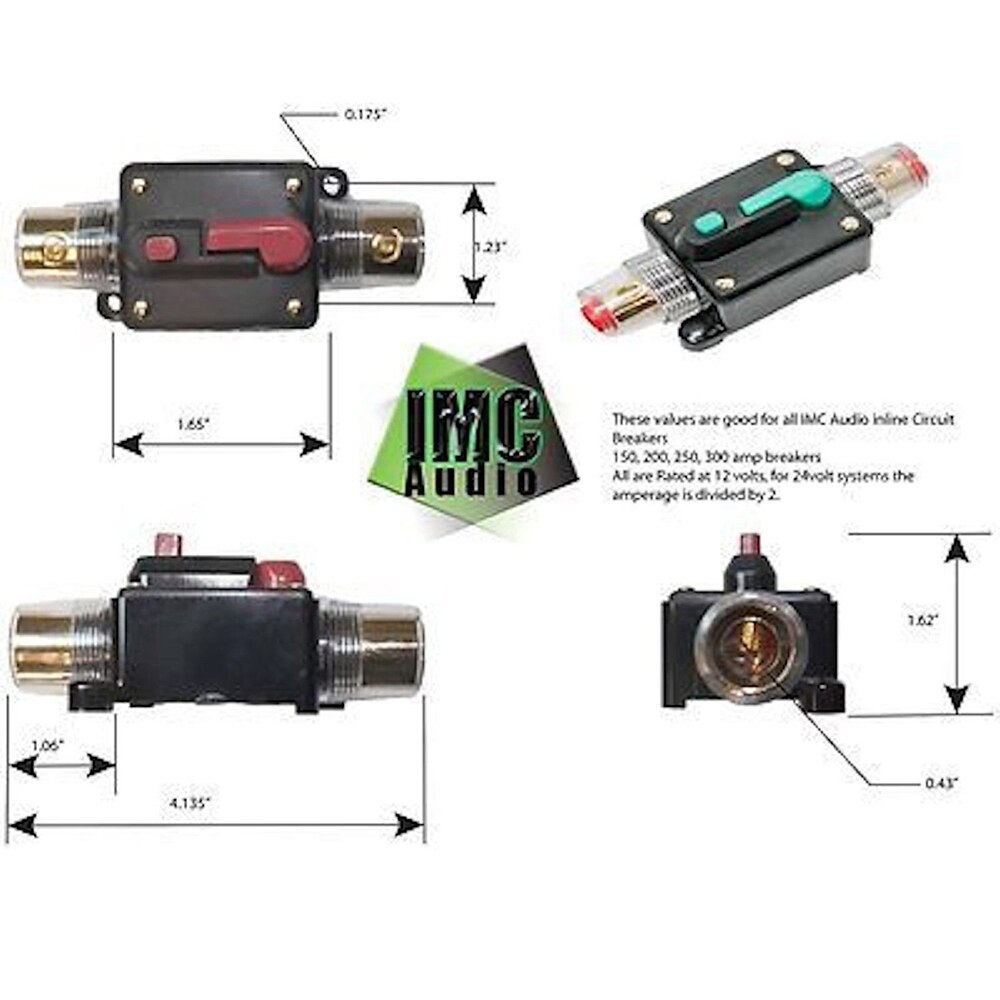 12v 24v likströmsbrytare 20a 30a 40a 50a 60a 80a 100a vattentät mini strömbrytare för hemmet återställ växelriktare
