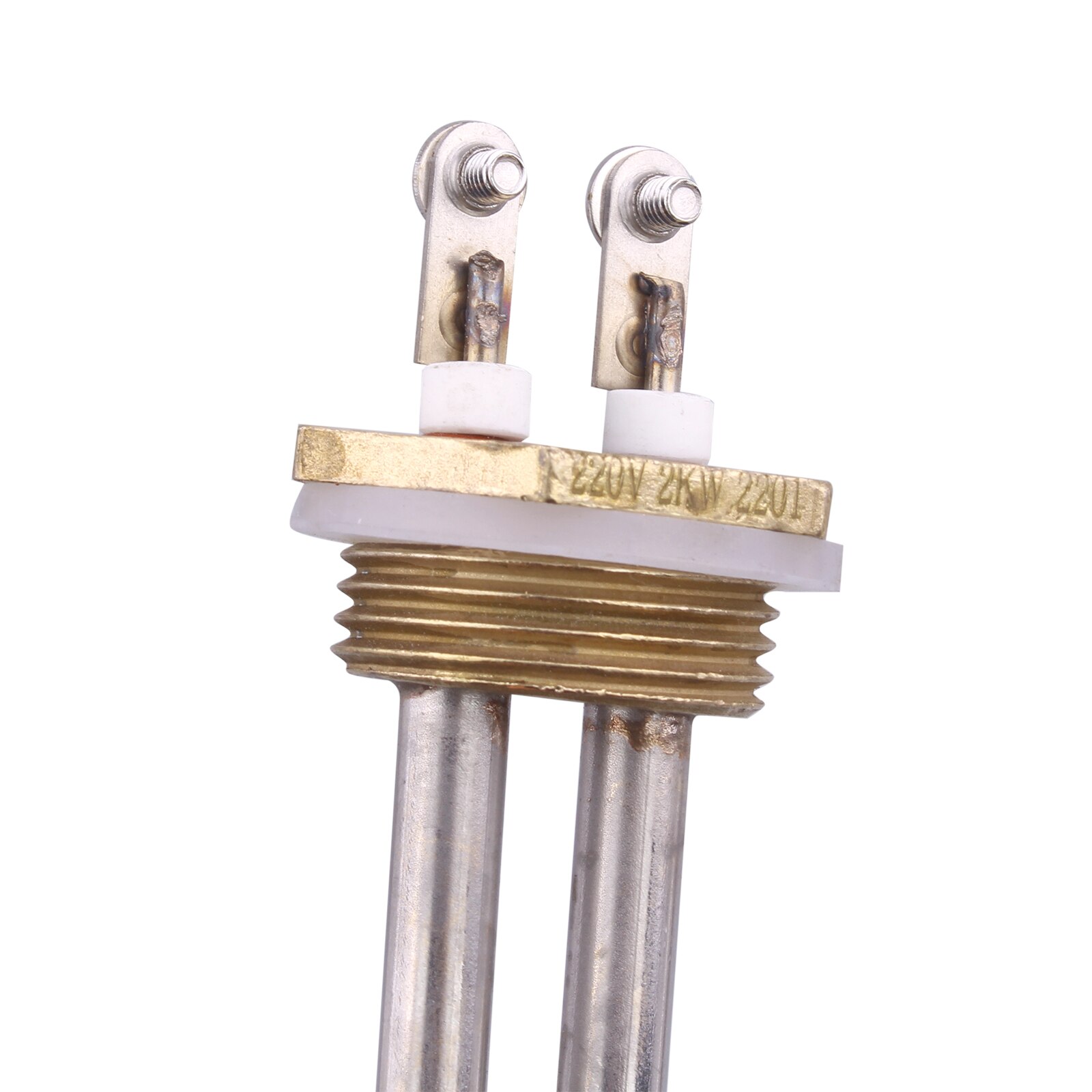 DERNORD Water Heater 220V 2kw 3kw 4kw 5kw Brass Flange 1&quot;BSP / DN25 / 32mm Electrical Fold Back Heater Element Heating Element