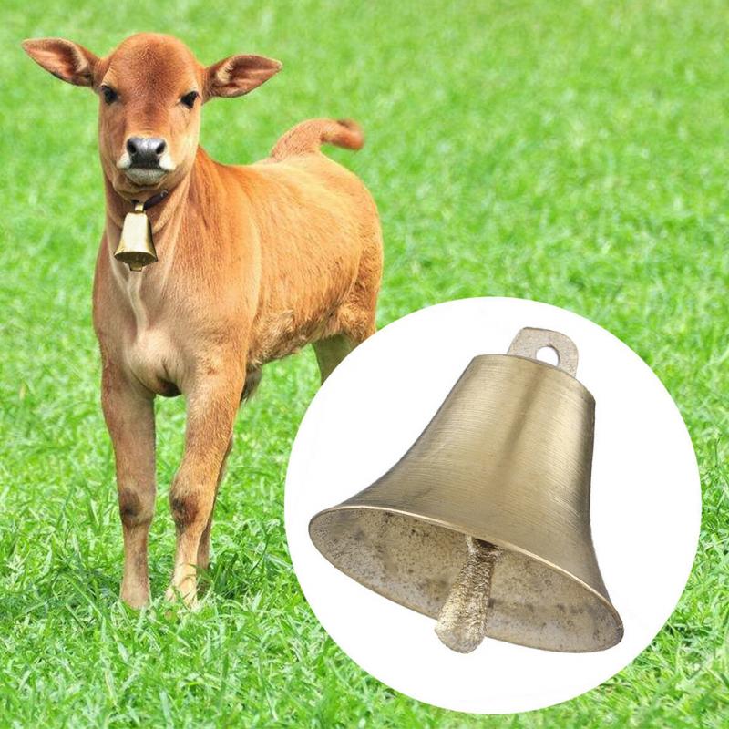2pcs Sheep Cattle Decorations Accessories Livestock Durable Super Loud Anti Lost Copper Bell Farm Cow Horse Animal Grazing Dog