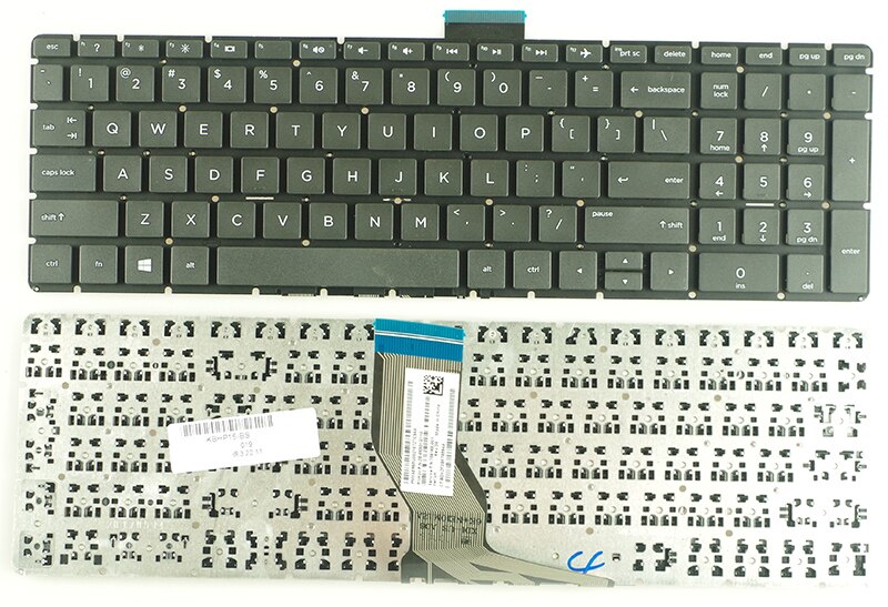 thumbnail image 2 of HP Laptop Keyboard With Palmrest – UK Layout Black – Fits 15-BS, 15-BW, 250 G6, 255 G6, 256 G6 2 of 5