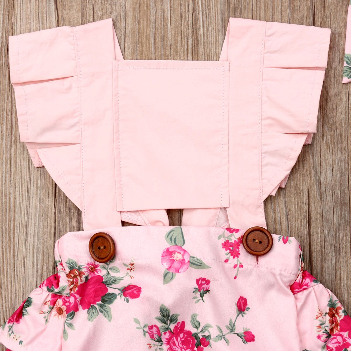 Zomer babymeisje katoenen bloemen prinses ruches bodysuit mouwloos zonnepak outfits kleding
