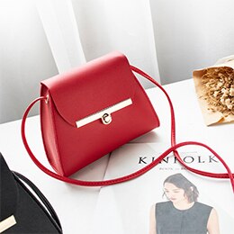 Usoul Dames Kleine Crossbody Schoudertas Rood Pu Lederen Tassen Voor Vrouwen Beknopte Effen Flap Casual Bolsa Feminina: red