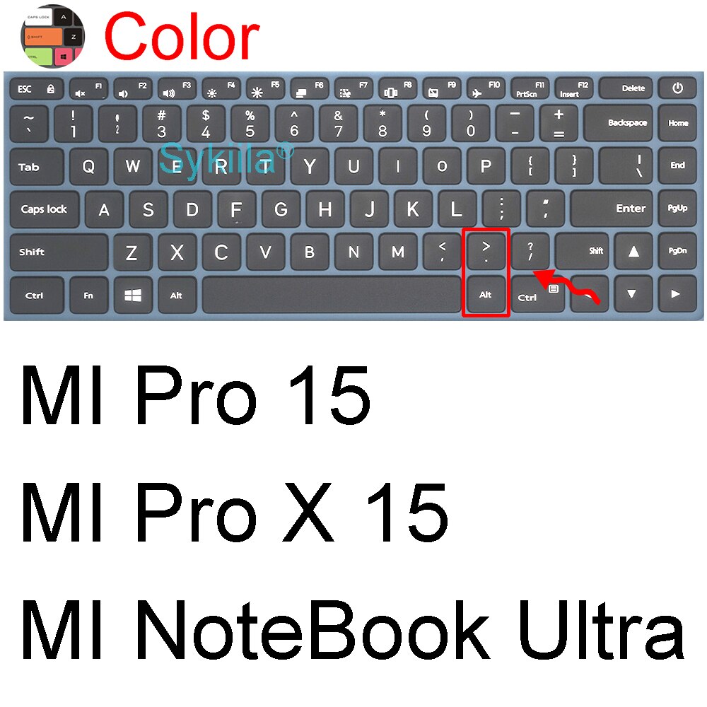 Klawiatura pokrywa dla Xiaomi MI Air 12.5 13.3 Pro 15X14 Gaming Ruby 15.6 Protector skórzane etui silikonowe TPU Laptop Notebook 2021: Color MI Pro 15 X 15