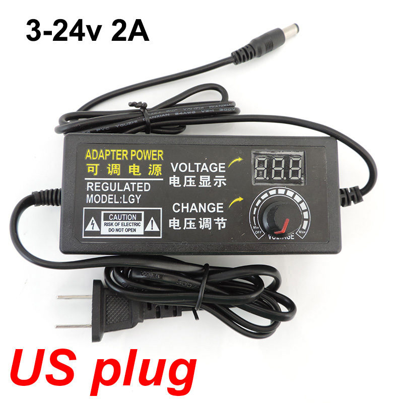 Universal Einstellbare AC 220V Zu DC 12V 9v 24v Netzteil ladegerät 9V-24V 3V-12V 1A 2A 3A Adapter 8pin 10pin DC stecker o1: Armee Grün