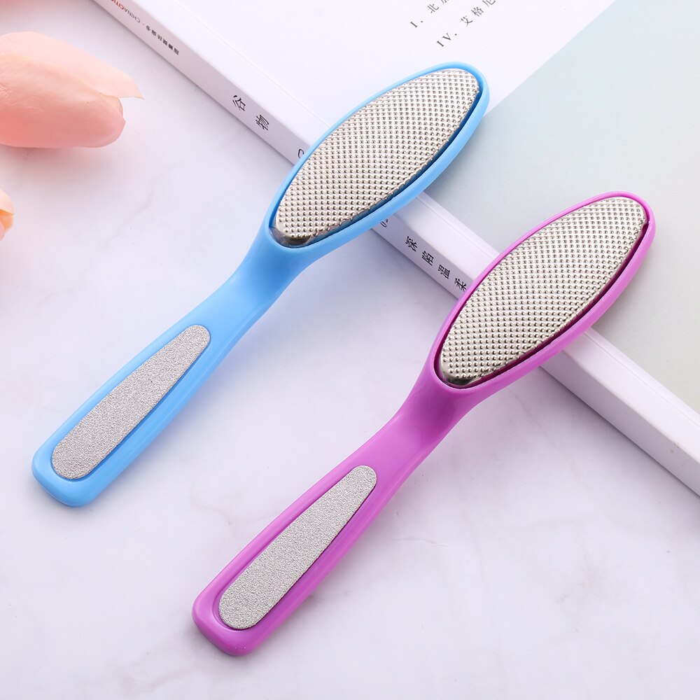 Cor aleatória! 1 pcs ferramentas de Pedra Pomes pedicure cuidados com os pés Pé para pé, esfregar seus pés mortas da pele fazer pés suave e confortável