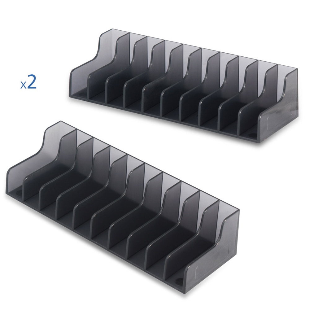 2pcs Storage Stand ABS Plastic Organizer CD Disk Holder Box Game Card Home Black Support Bracket Practical For PlayStation 4