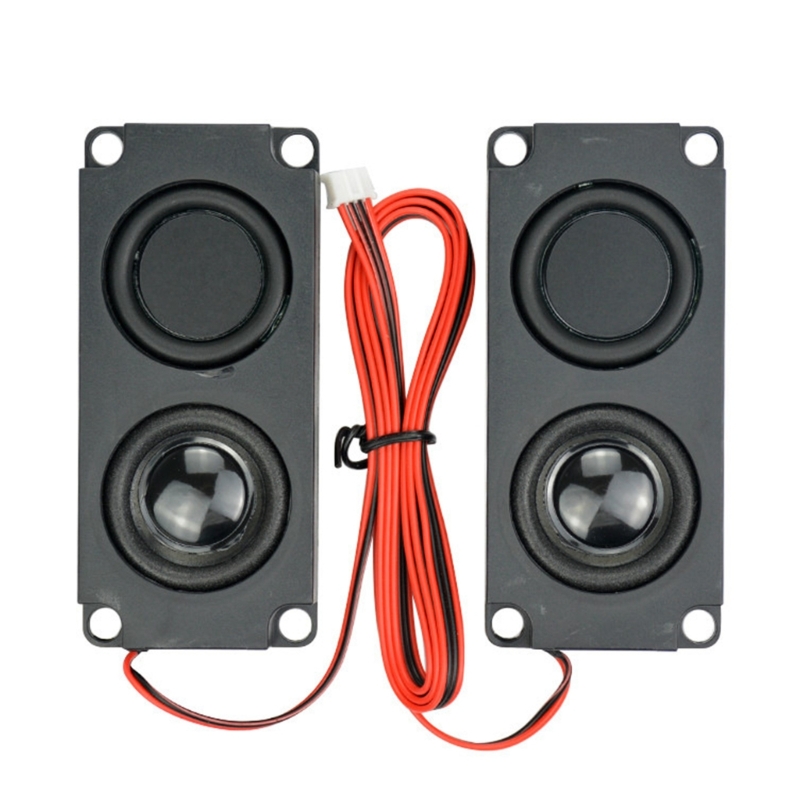2 Stück Lautsprecher 5 Watt 8 Ohm Mini-Audio-Lautsprecher mit Einzellautsprecher-Membran, gute Klangqualität,