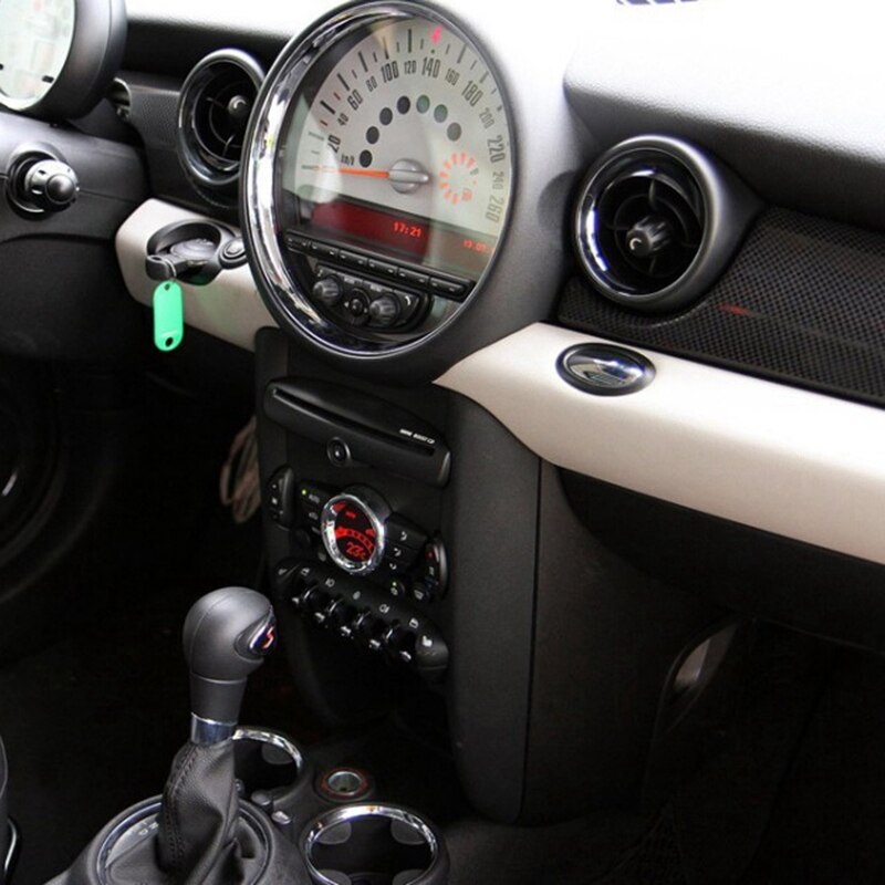 Reproductor de DVD y Radio para coche, Kit de instalación de Panel embellecedor, Marco Fascia, 2 Din, para BMW Mini Cooper R55 R56 R57